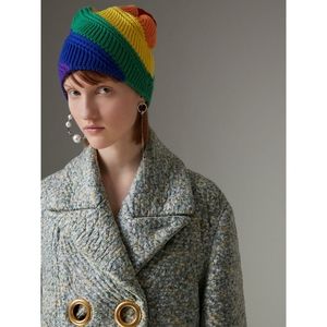 Burberry Rainbow Wool Beanie